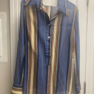 Vintage Dolce & Gabbana women's striped shirt